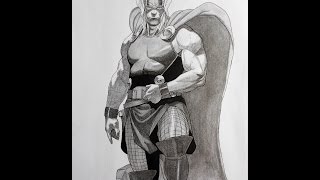Drawing - Thor