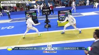 FE M E Individual Doha QAT Grand Prix 2016 T32 16 yellow KHVOROST UKR vs GAROZZO ITA