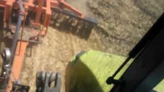 Disking with Claas ares 836 rz Bulgarian fields