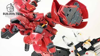 Sazabi vs Nu Gundam Stop Motion - RG SAZABI Speed Build Review