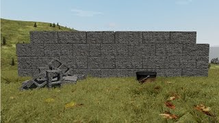 Wolverine DayZ Epoch Crafting Cinder Wall Half