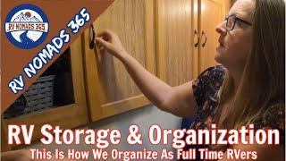RV Organization And Storage