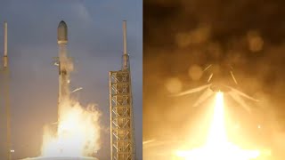 SpaceX Starlink 113 launch and Falcon 9 first stage landing, 13 October 2023