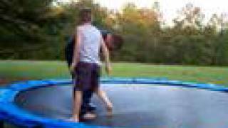 BackYard Wrestling Son Beats Father!