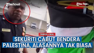 Penghuni Tak Suka, Sekuriti Apartemen Copot Bendera Palestina Terpasang di Sepeda Motor
