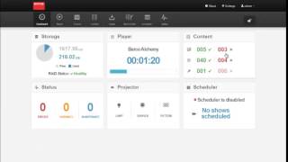 Barco Web Commander   User Interface Demo