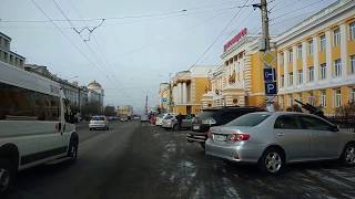 . Чита-Дом офицеров-Вокзал-Старый рынок. Поездка на автомобиле по городу
