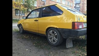 ЗАМЕНА ПРУЖИН,НЕ СНИМАЯ  АМОРТИЗАТОРА.2108/Replacing the front springs without removing the shock.