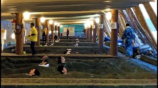 体の芯までポッカポカ！指宿温泉で砂風呂（砂むし温泉）体験　Japanese SAND BATH in Kagoshima