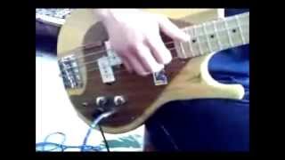 Bass Guitar Hand Made Check 2 (Самодельная бас гитара тест звука 2)