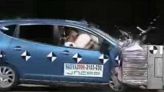 Crash Test 2007 Daihatsu Sonica (Front) JNCAP