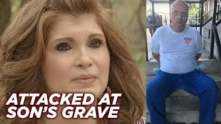 Brave mom fights off kidnapper AT HER SON'S GRAVE
