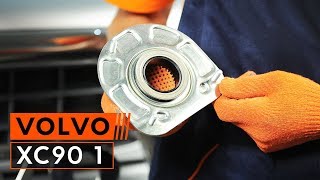 Kā nomainīt VOLVO XC90 1 priekšējo amortizatora atbalstu [PAMĀCĪBA]