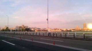 2011年 27時間テレビ　矢部　100Kmマラソン　多摩川大橋を渡る
