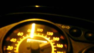 KLE500 acceleration & topspeed 170 km/h from turkey (15.08.2011)