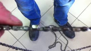 Глупая экономия или как нельзя точить цепи для бензопилы