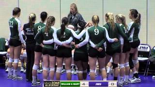 JMU Volleyball vs. William & Mary - Oct. 22, 2014