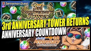 3rd ANNIVERSARY TOWER RETURNING & 4th ANNIVERSARY COUNTDOWN Bleach Brave Souls