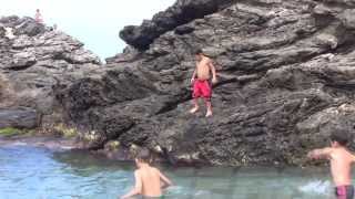 Plage "La Vigie" entre les deux moulins et la pointe pescade a Alger 2013
