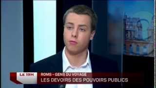 Louis de Gouyon Matignon face à deux sénateurs