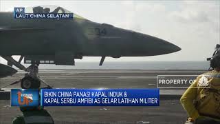 Bikin China Panas! Kapal Induk & Kapal Serbu Amfibi AS Gelar Latihan Militer