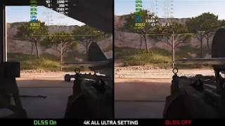 Battlefield V  DLSS ON VS OFF 4K ALL Ultra  - TITAN RTX
