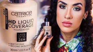 НОВИНКА Catrice HD Liquid Coverage Foundation | РЕВЬЮ & DEMO