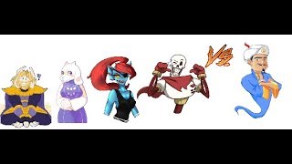 Akinator vs Undertale 2