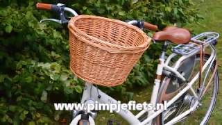 Fietsmand riet Fastrider | Pimpjefiets.nl