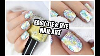 Easy Tie & Dye Nail Art Tutorial || Marine Loves Polish