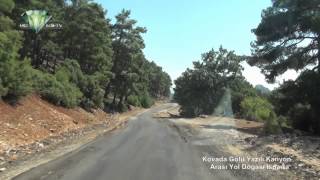 Kovada Gölü Yazılı Kanyon Arası Yol Doğası Isparta