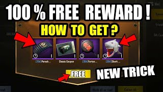 Get Free Parachute | Shark Mask | Pan Skin | Premium Creates From PUBG