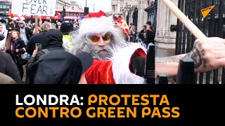 #Londra: protesta contro #greenpass