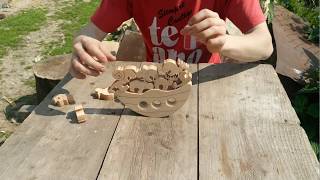 Балансир "Ковчег" Wooden balancing pyramid "Ark", Educational Toys, Wooden blocks