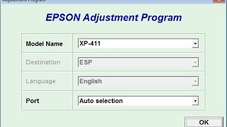 Reset Epson XP411