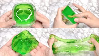 【ASMR】シンプルクリアスライムを触る【音フェチ Slime 슬라임】