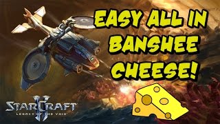 STARCRAFT 2 TERRAN STRATEGY - BANSHEE RUSH BUILD GUIDE & GAMEPLAY - LEGACY OF THE VOID