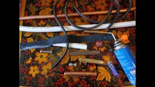 Как сделать винтовой электрододержатель  из меди.