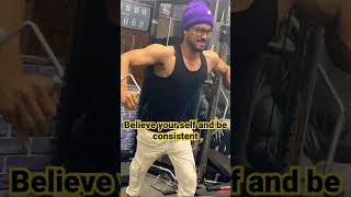 Believe your self and be consistent with your goal #fitnessmotivation #gymmotivation #workouts