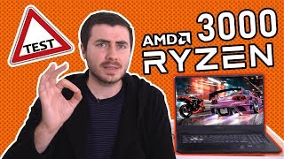 İLK AMD RYZEN 3000 İşlemcili LAPTOP Elimizde! - ASUS TUF FX705 (AĞIR TEST İÇERİR)