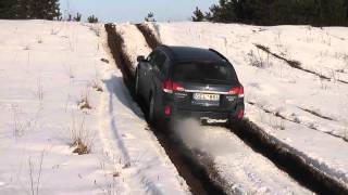 Outback dyzel MT testing in sand quarry