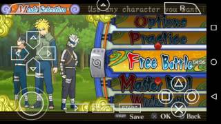 Naruto shippuden ultimate ninja heroes 3 gameplay PSP (ppsspp)