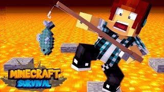 Minecraft Survival #35 - A PESCARIA MAIS DIFÍCIL DO MINECRAFT !!