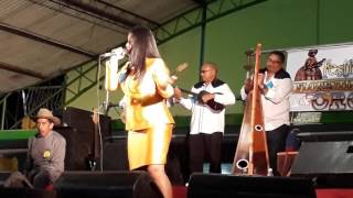 Yurayma Vásquez en el Festival Florentino de Oro 2017 ganadora del 1er lugar en voz recia femenina
