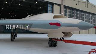 Russia: New S-70 Okhotnik stealth combat drone rolled out in Novosibirsk