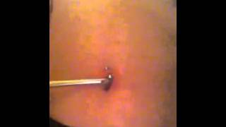 Navel play with a screwdriver