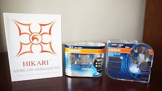 HIKARI Ultra LED 12000lm 6000k vs OSRAM Cool Blue Hyper+, BOOST