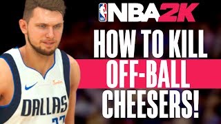 NBA 2K TIPS - HOW TO KILL OFF-BALL DEFENSE CHEESE (FUN METHOD!) - 2K FILM ROOM TUTORIAL
