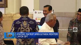 Jokowi, Ma'ruf Amin & Para Menteri Lapor SPT
