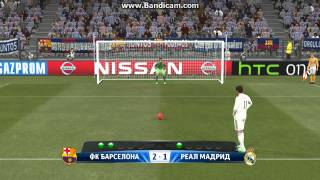 Серия пенальти Барселона VS Реал Мадрид в PES2015
